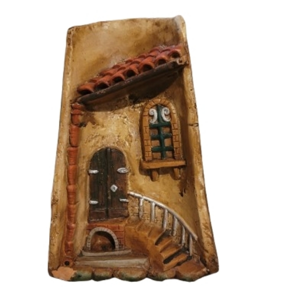 Rustic Clay House Wall Art